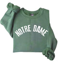 Notre Dame Sweatshirt Notre Dame Shirt college sweatshirt College Sweatshirts For Women Men Green
